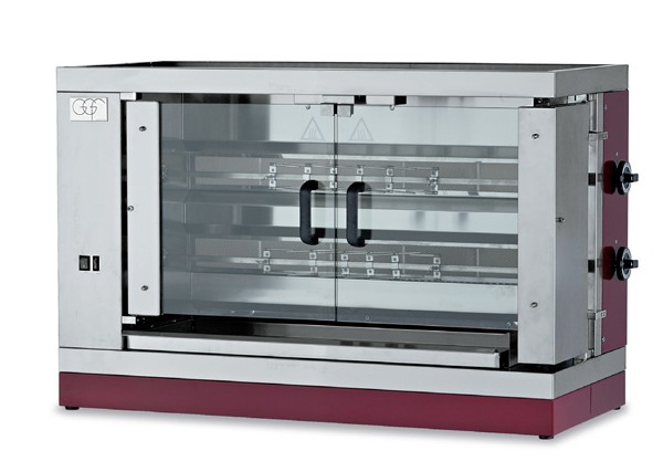 Κοτοπουλιέρα Αερίου με 2 Σούβλες  GGF G 2S  110 x 48 x 75 cm